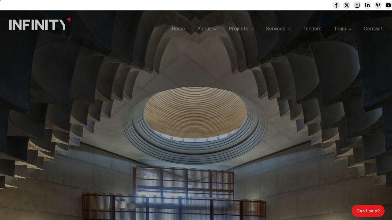 Infinity Constructions website homepage